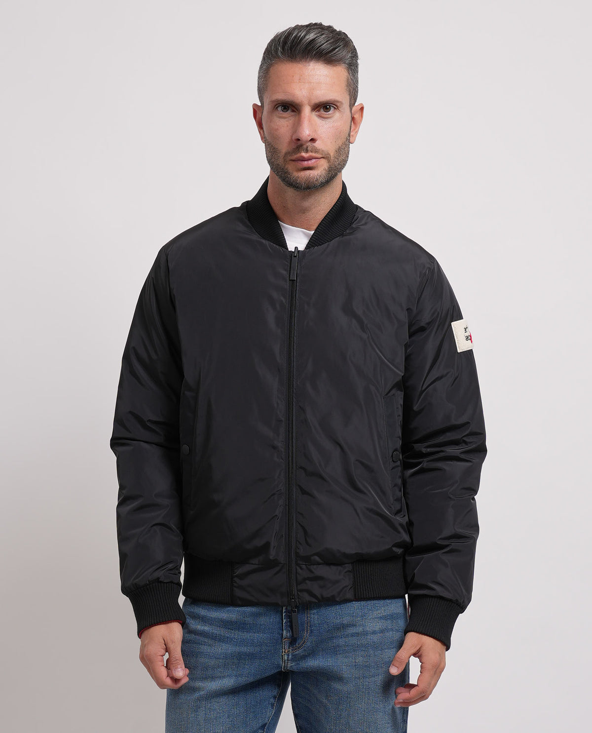 Giubbotto uomo After Label con logo 