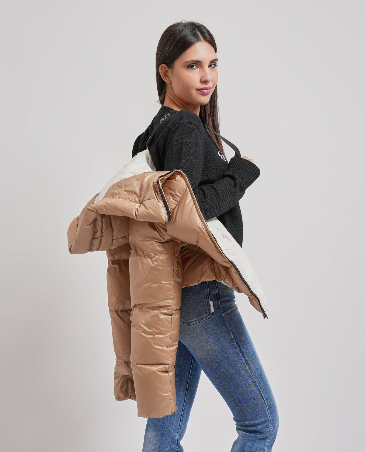 Piumino donna Helsinki Afterlabel effetto opaco 