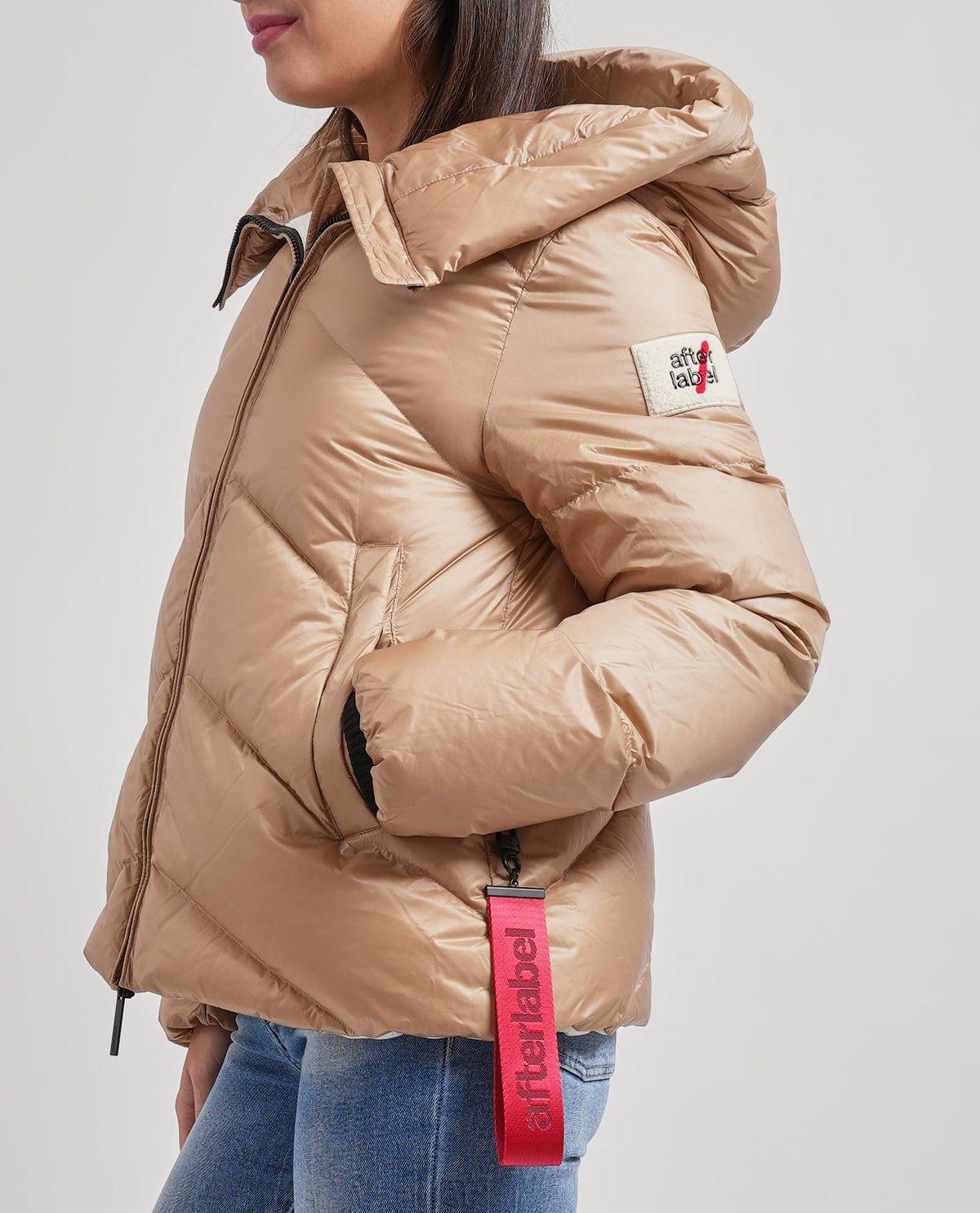 Piumino donna Helsinki Afterlabel effetto opaco 