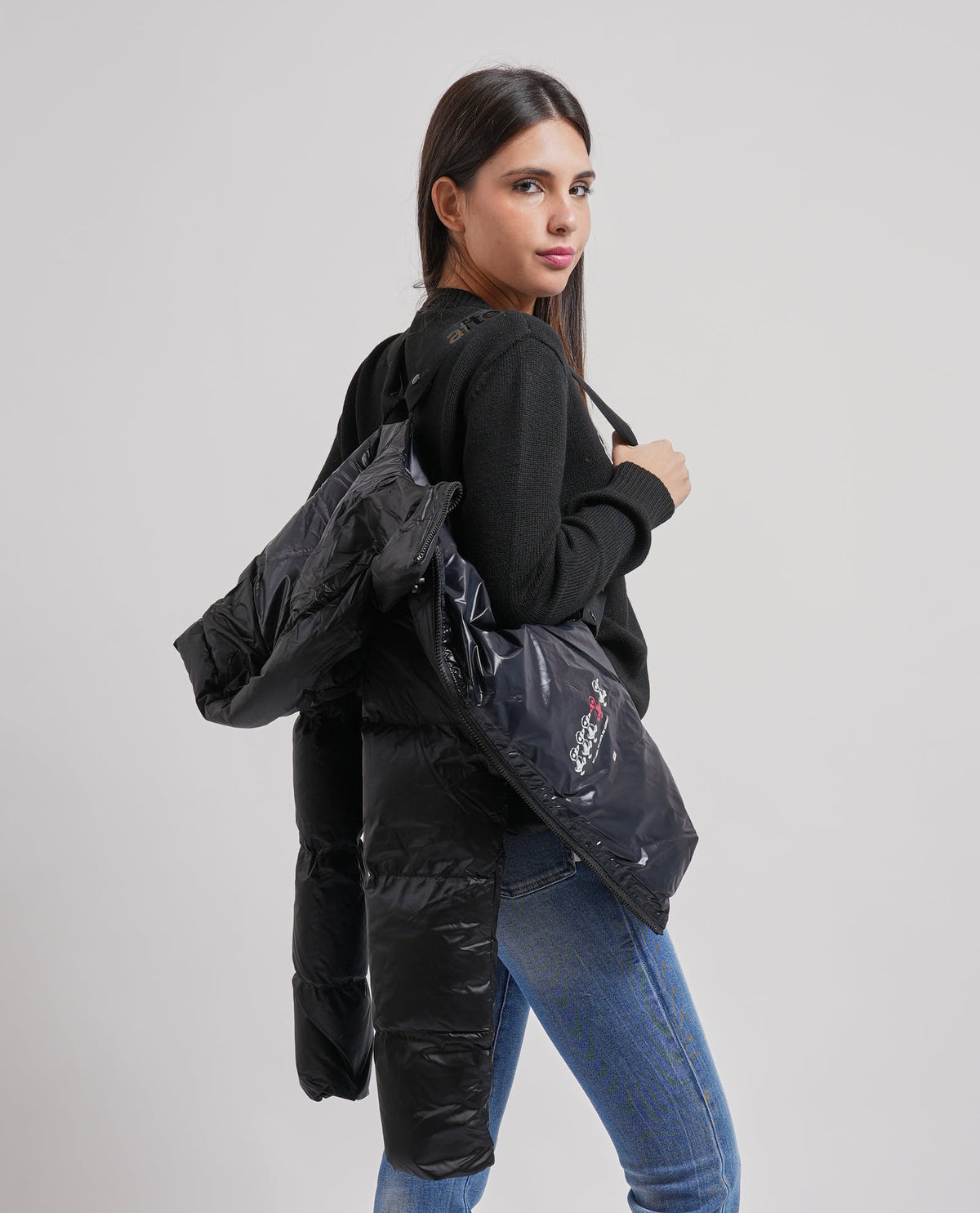 Piumino donna Helsinki Afterlabel effetto opaco 