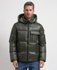 After Label Katalla men's down jacket with large pocket