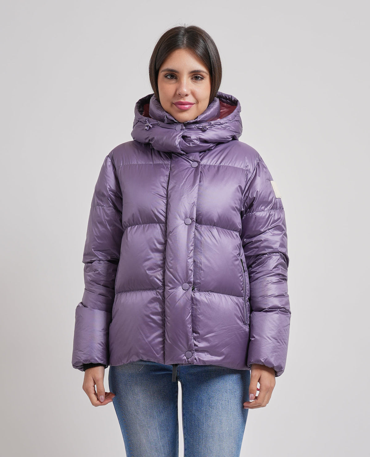 Giubbotto donna Afterlabel Kipnuk in nylon lucido 