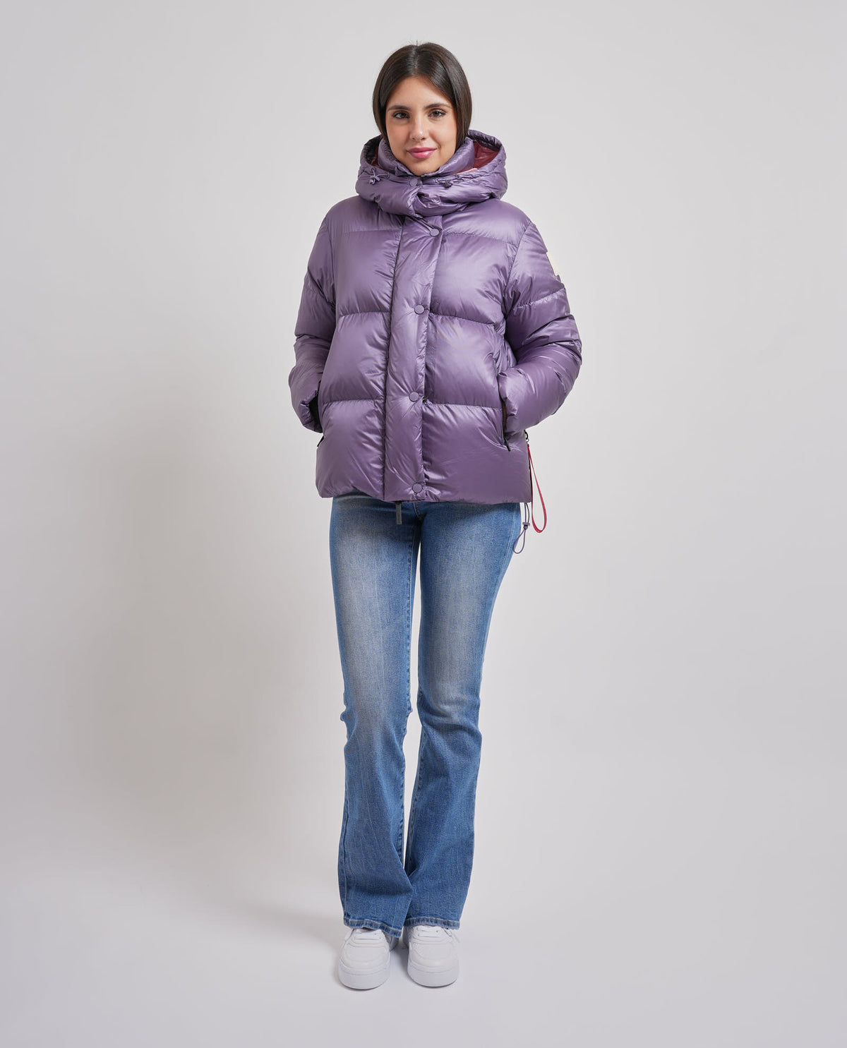 Giubbotto donna Afterlabel Kipnuk in nylon lucido 