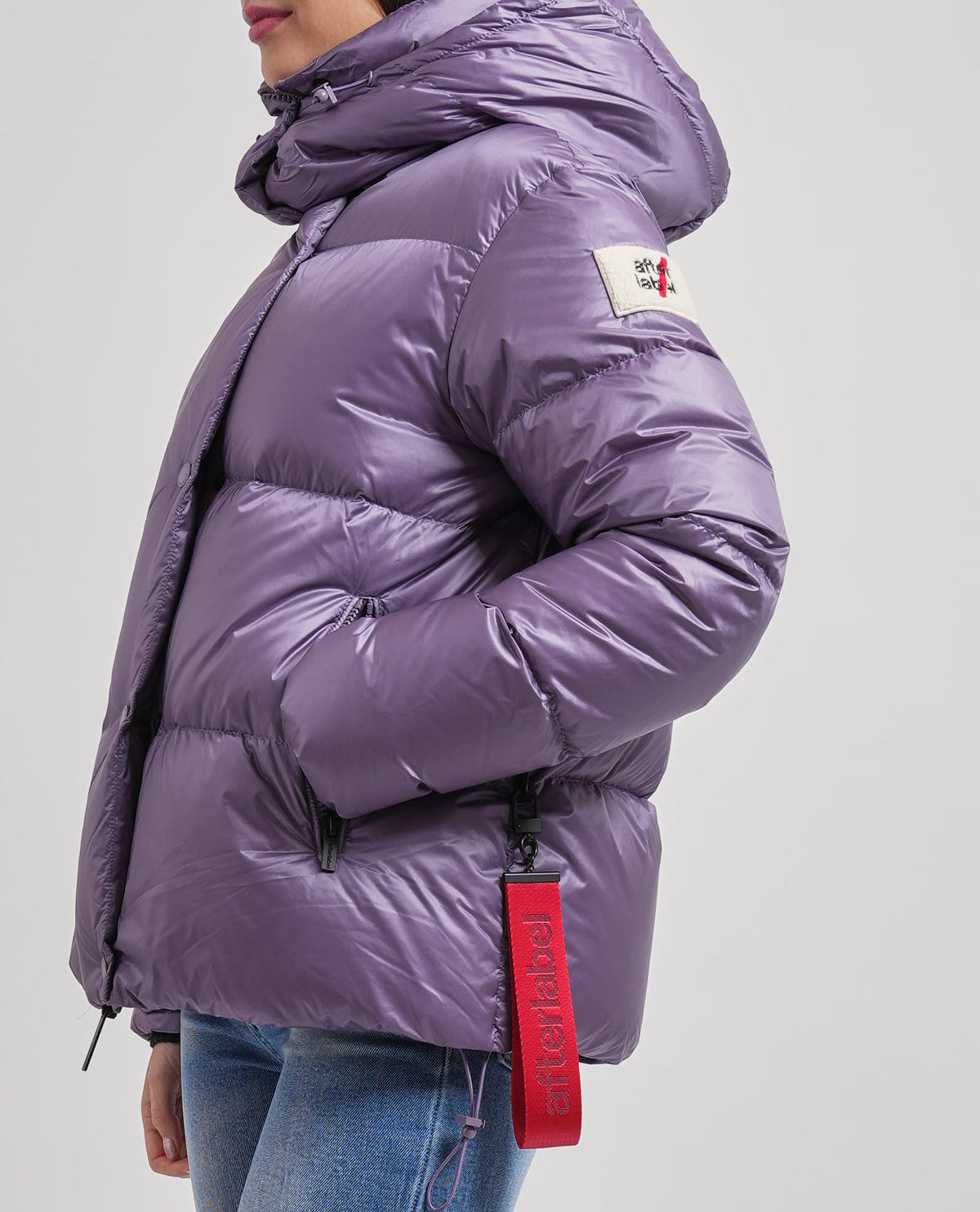 Giubbotto donna Afterlabel Kipnuk in nylon lucido 