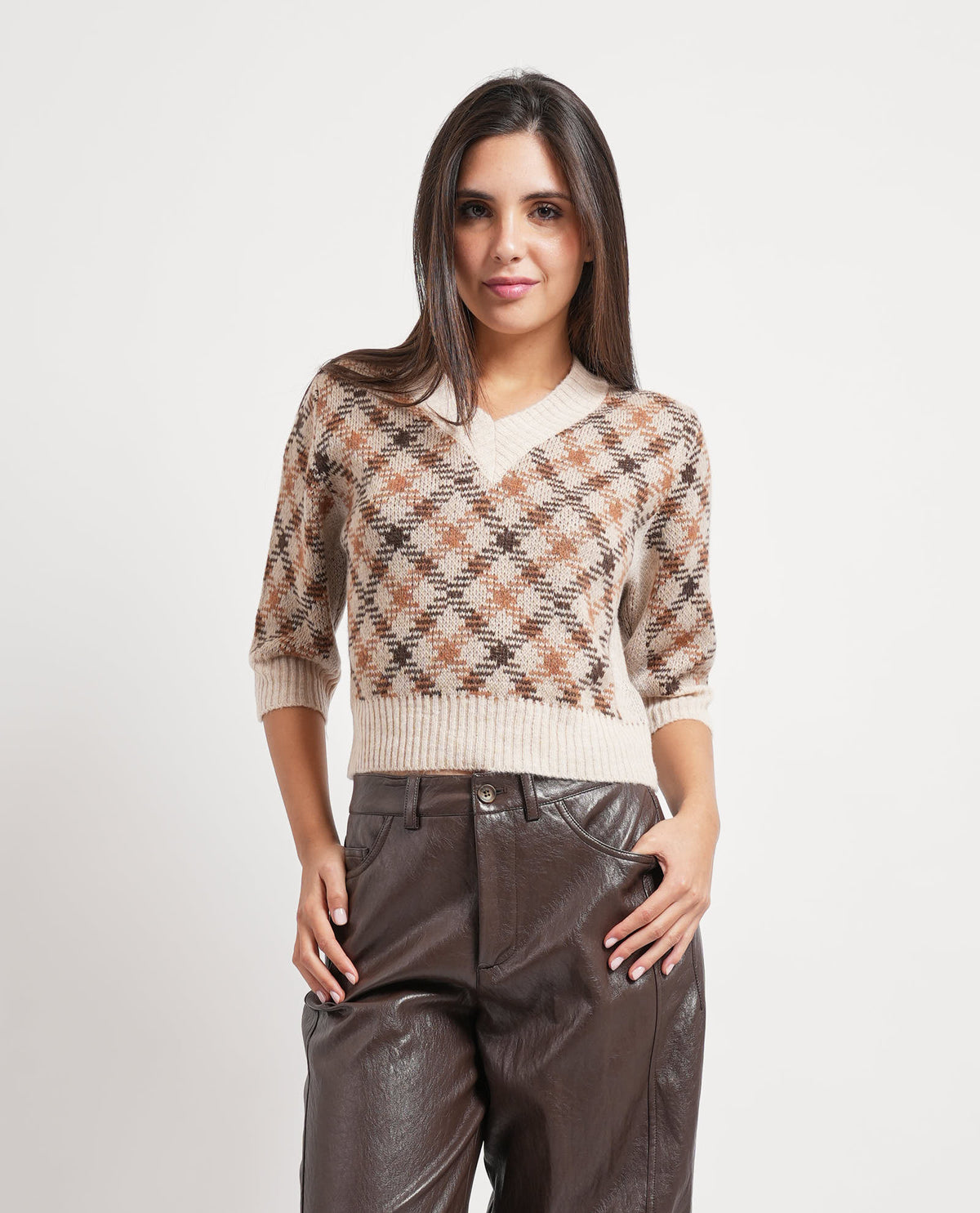 Maglione girocollo donna Annarita N 