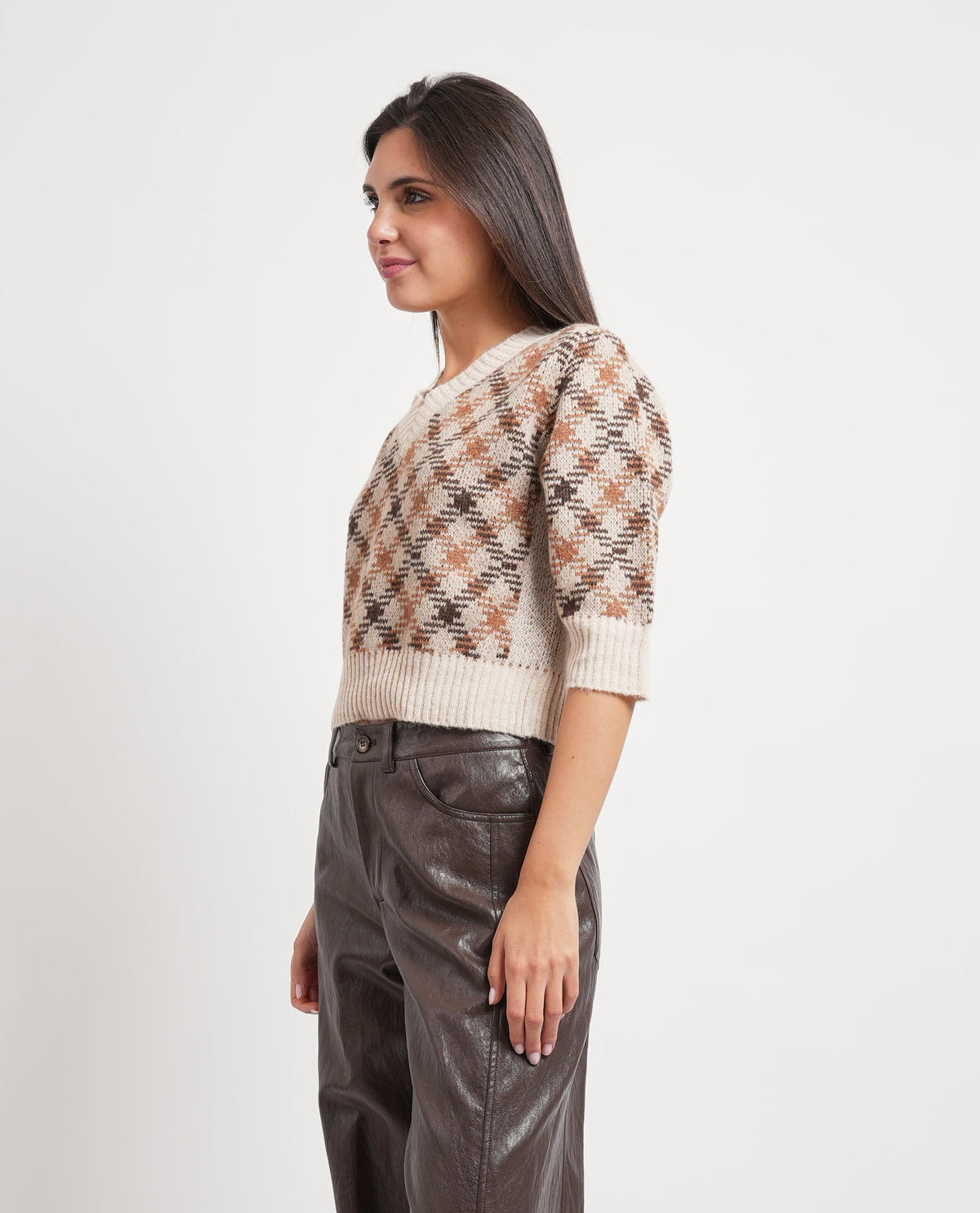 Maglione girocollo donna Annarita N 