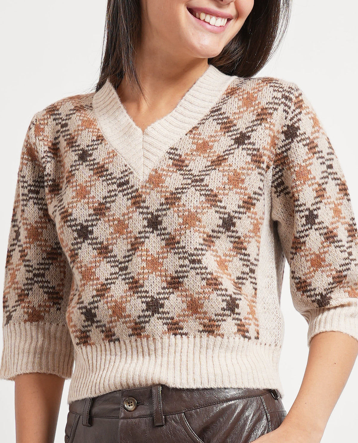 Maglione girocollo donna Annarita N 