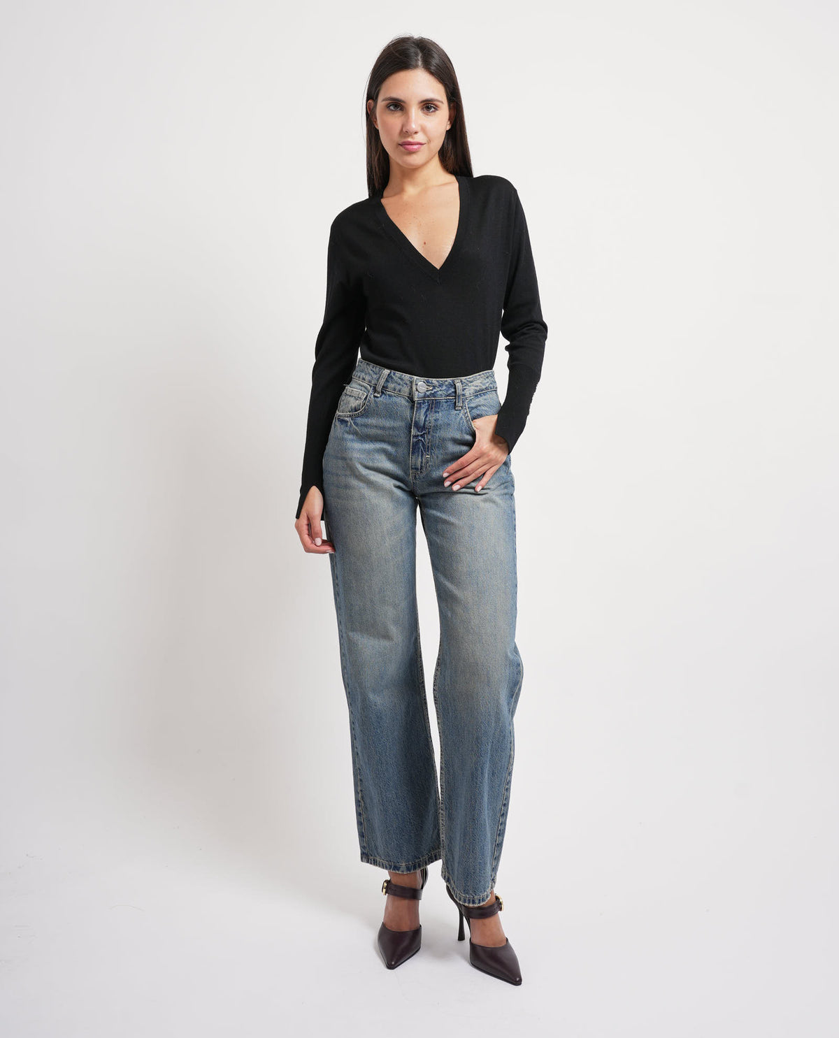 Jeans donna a 5 tasche Annarita N 
