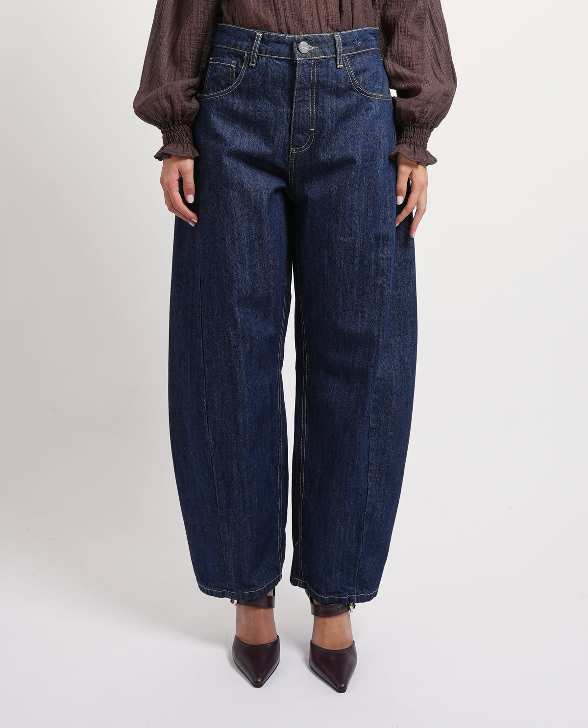 Jeans a gamba ampia Annarita N 