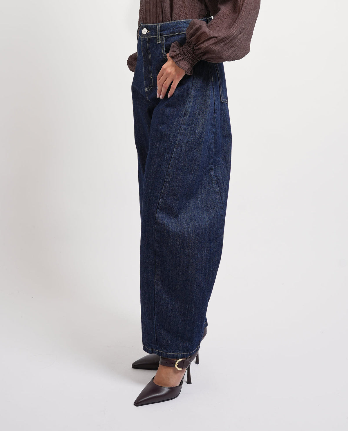 Jeans a gamba ampia Annarita N 