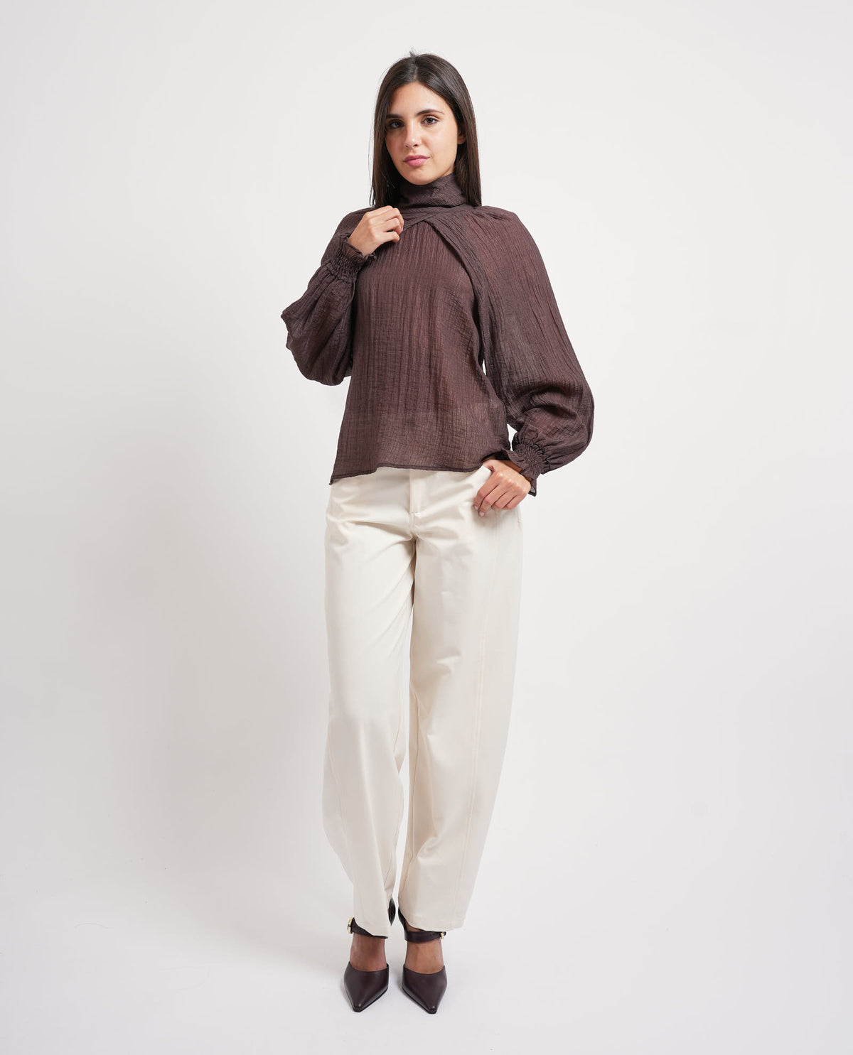 Maglione girocollo donna Annarita N 