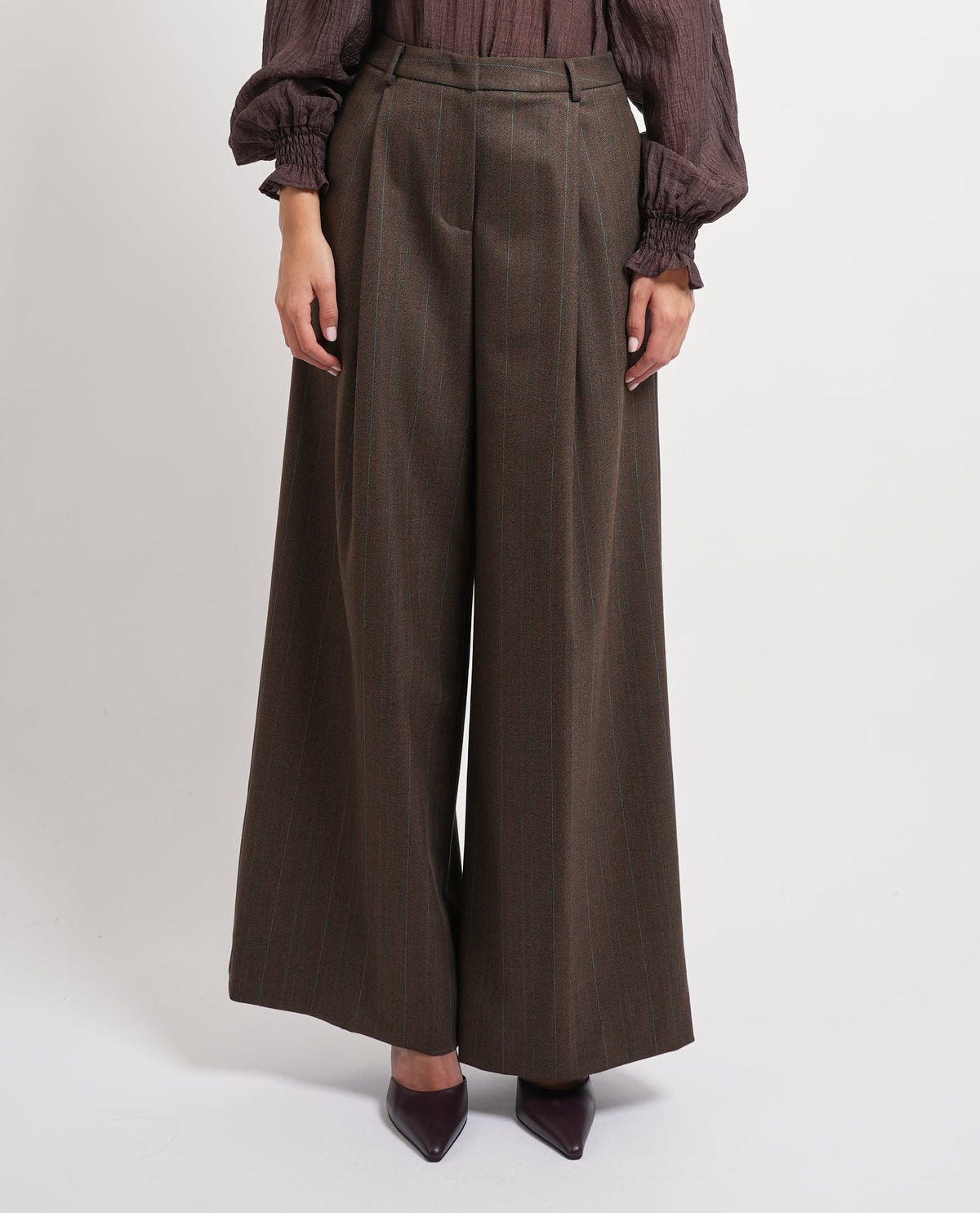 Pantaloni donna a gamba ampia Annarita N 