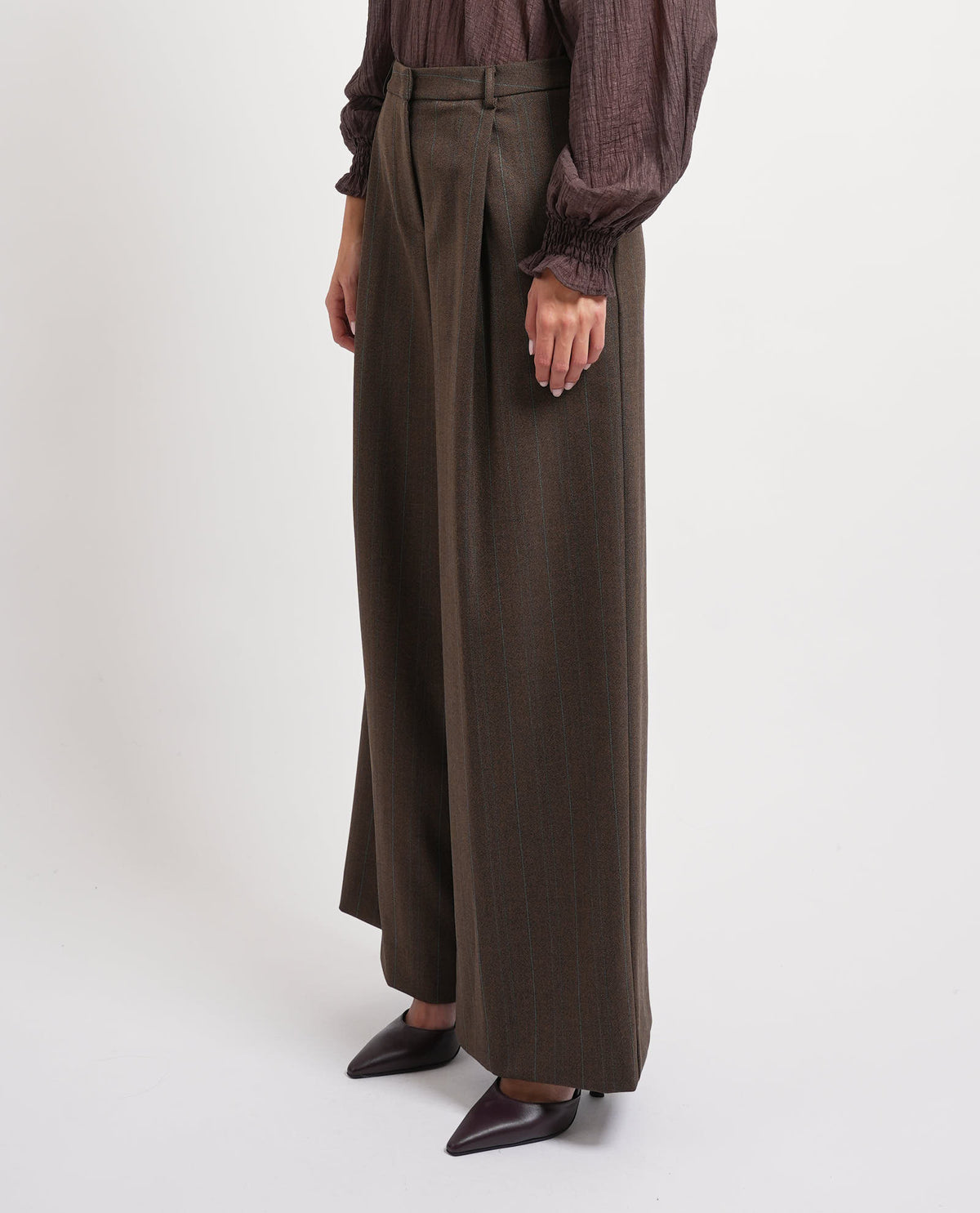 Pantaloni donna a gamba ampia Annarita N 