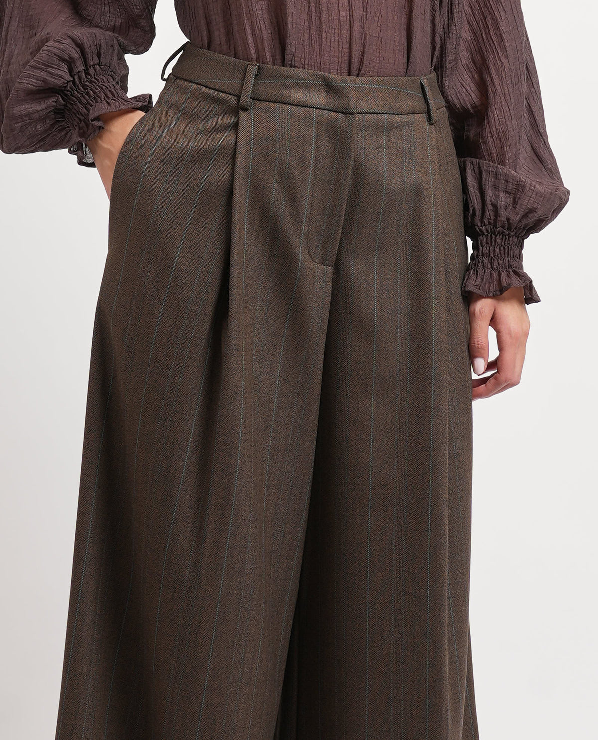 Pantaloni donna a gamba ampia Annarita N 
