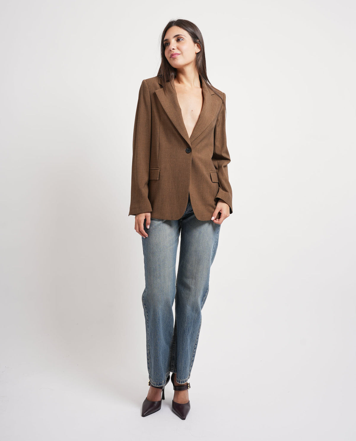 Jeans a gamba ampia Annarita N 