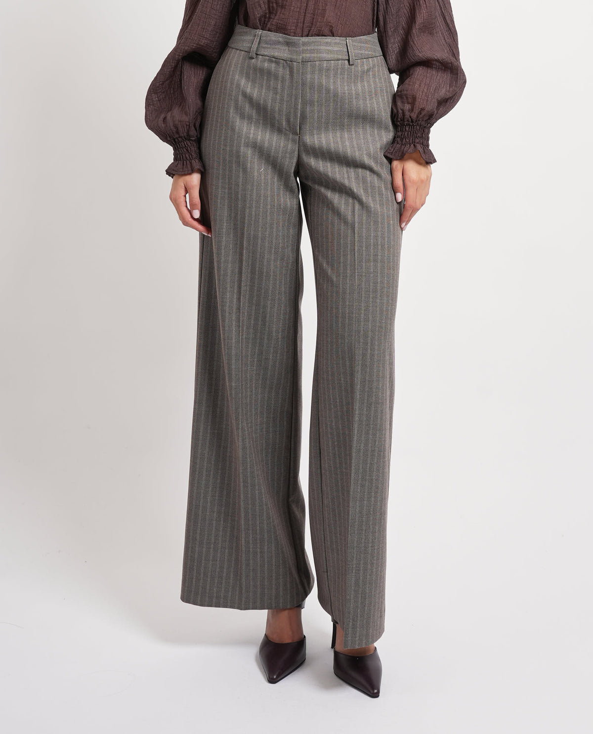Pantaloni donna a vita alta Annarita N 