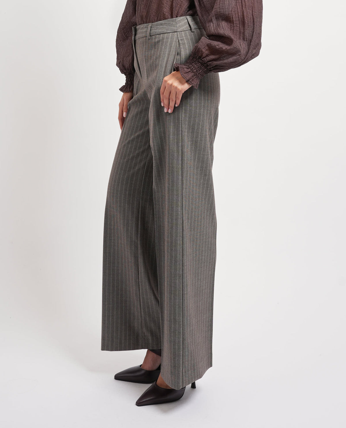 Pantaloni donna a vita alta Annarita N 