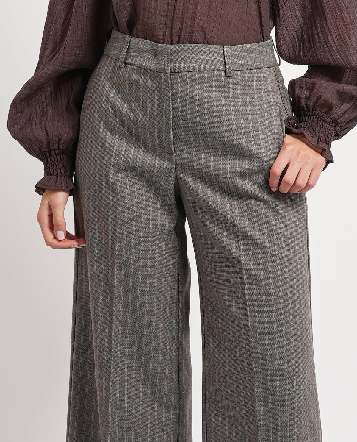 Pantaloni donna a vita alta Annarita N 