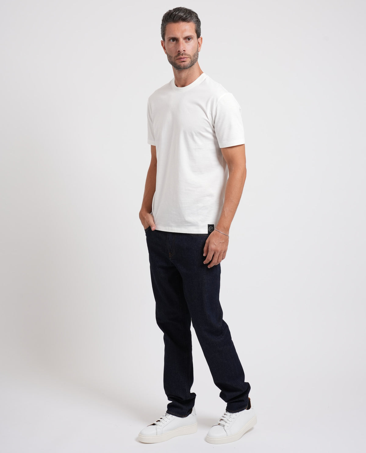 Jeans uomo AX 5 tasche in lavaggio scuro 