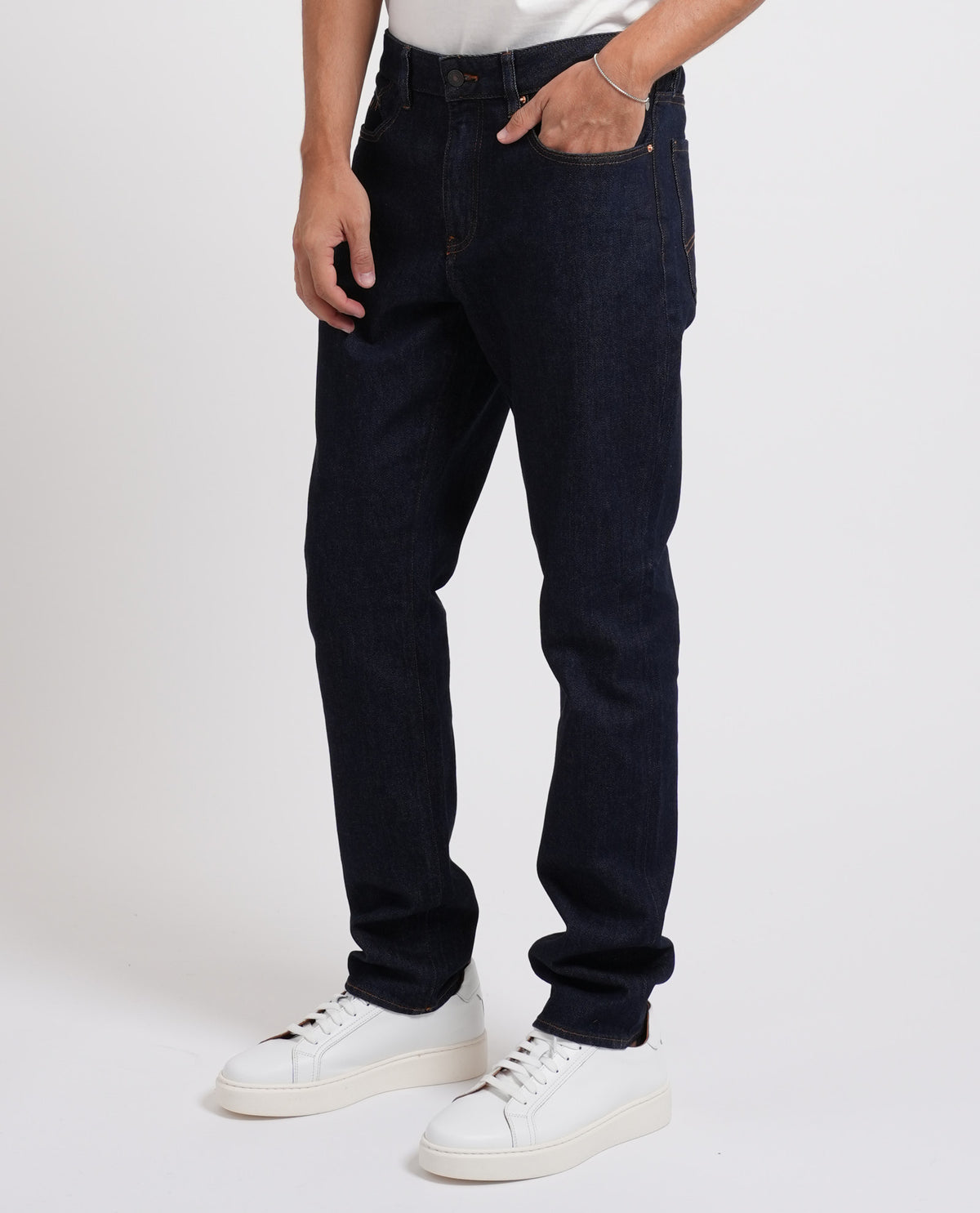 Jeans uomo AX 5 tasche in lavaggio scuro 