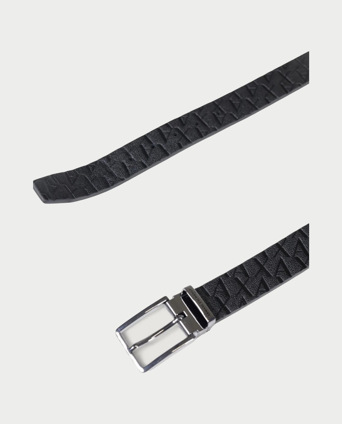 Cintura uomo AX con logo lettering all over 