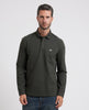 AX men's long-sleeve polo shirt