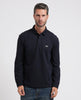 AX men's long-sleeve polo shirt