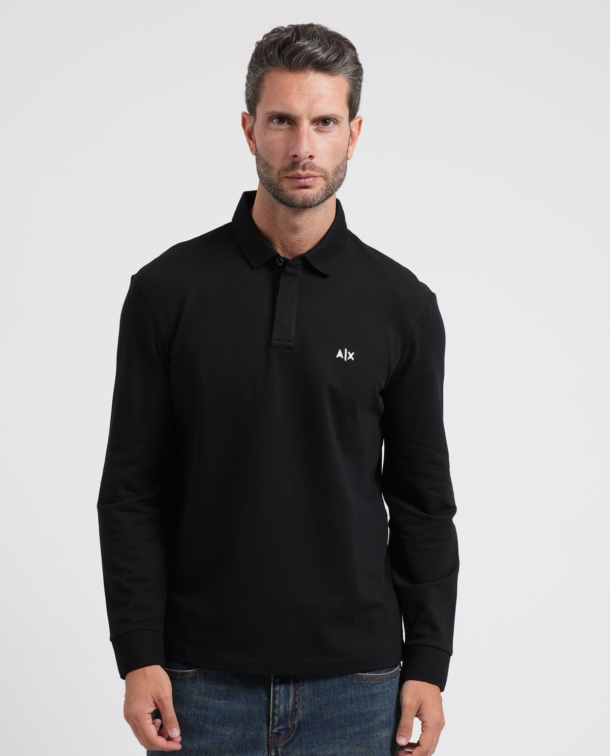 Polo uomo AX a maniche lunghe 