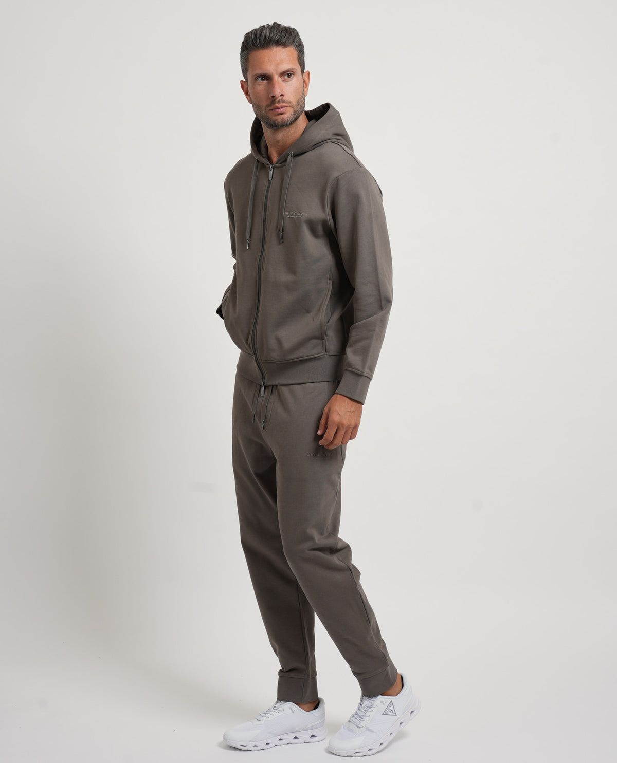 Felpa fullzip Armani Exchange uomo 