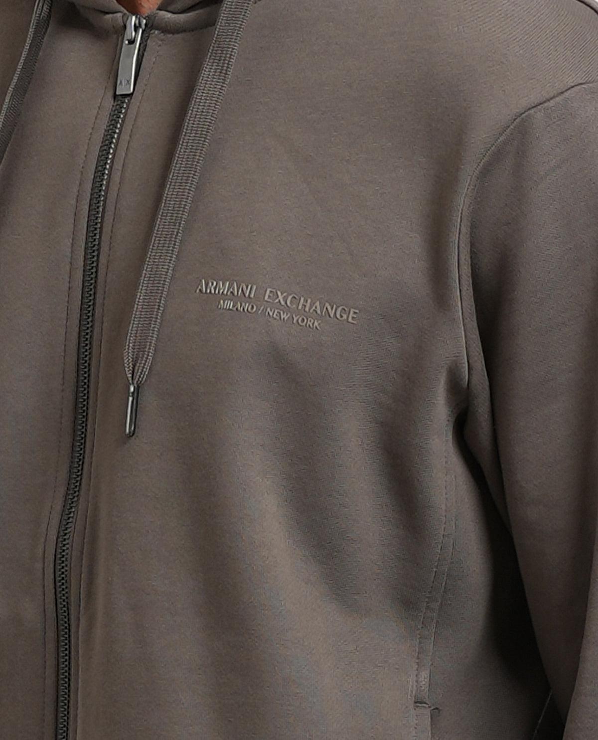 Felpa fullzip Armani Exchange uomo 