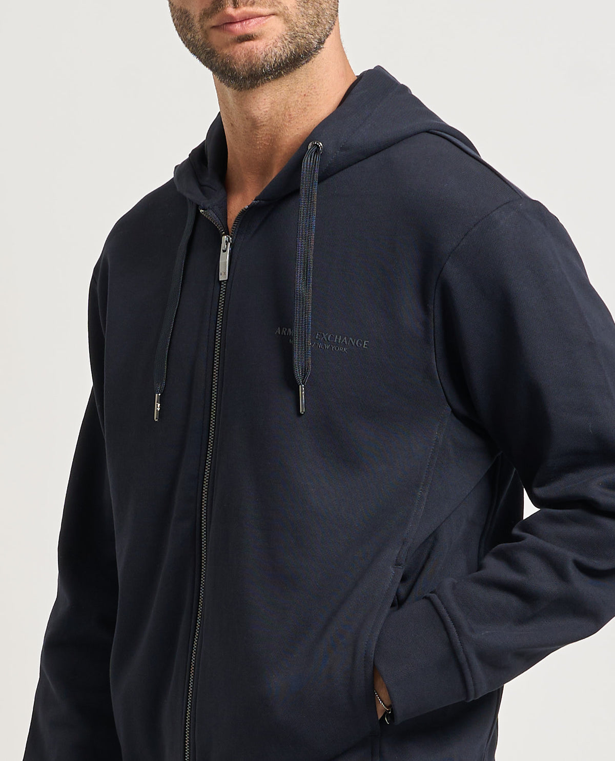 Felpa fullzip Armani Exchange uomo 
