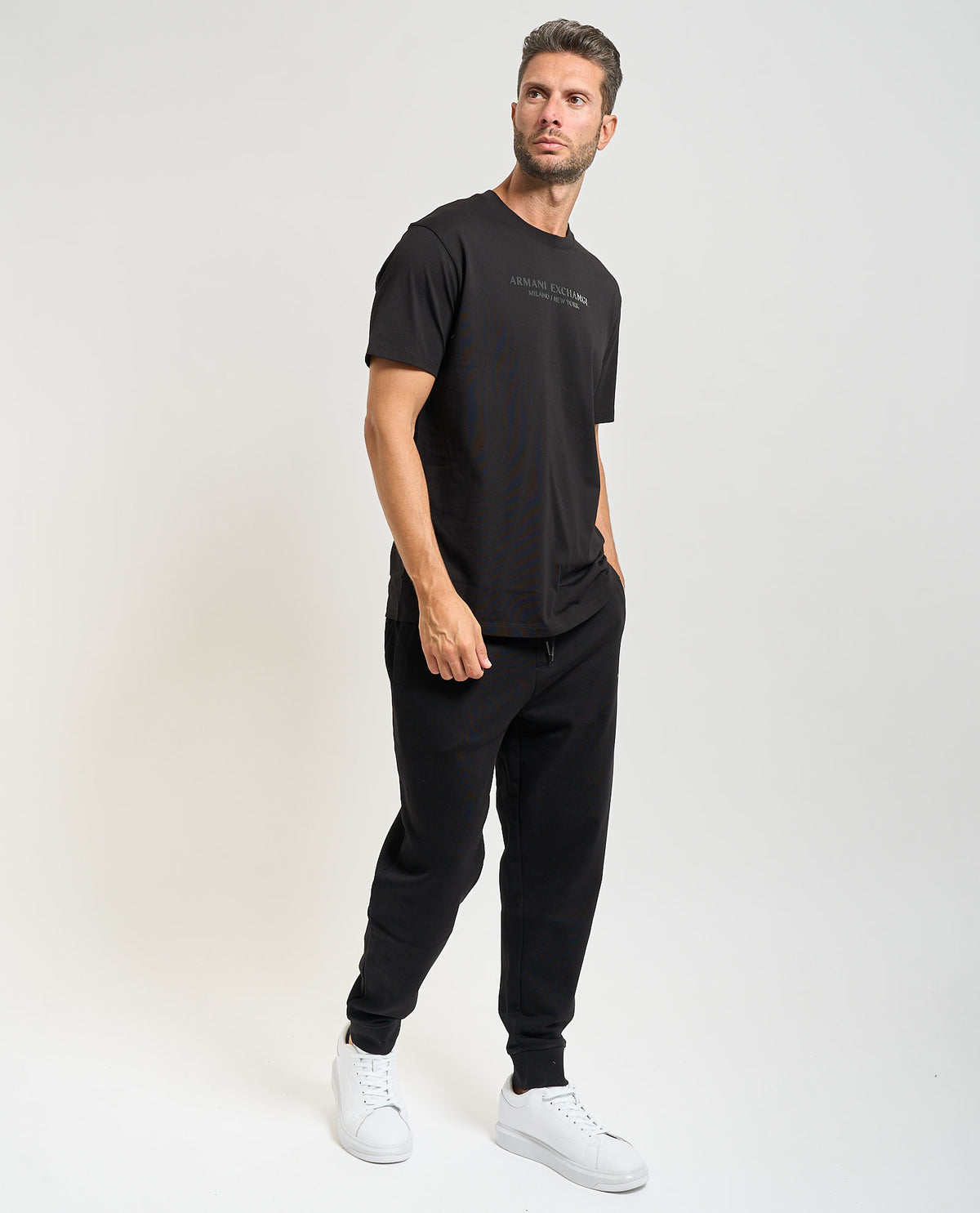 Pantaloni jogger uomo Armani Exchange con logo 