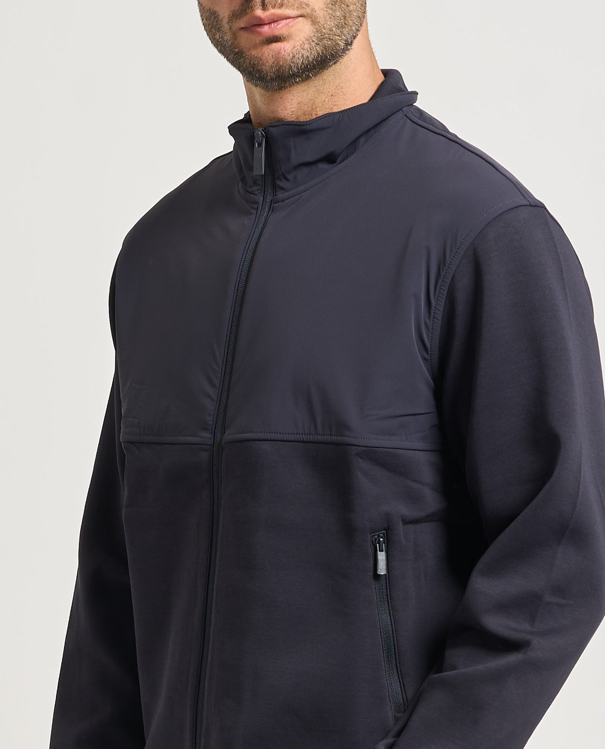 Felpa fullzip bilaterale Armani Exchange uomo 
