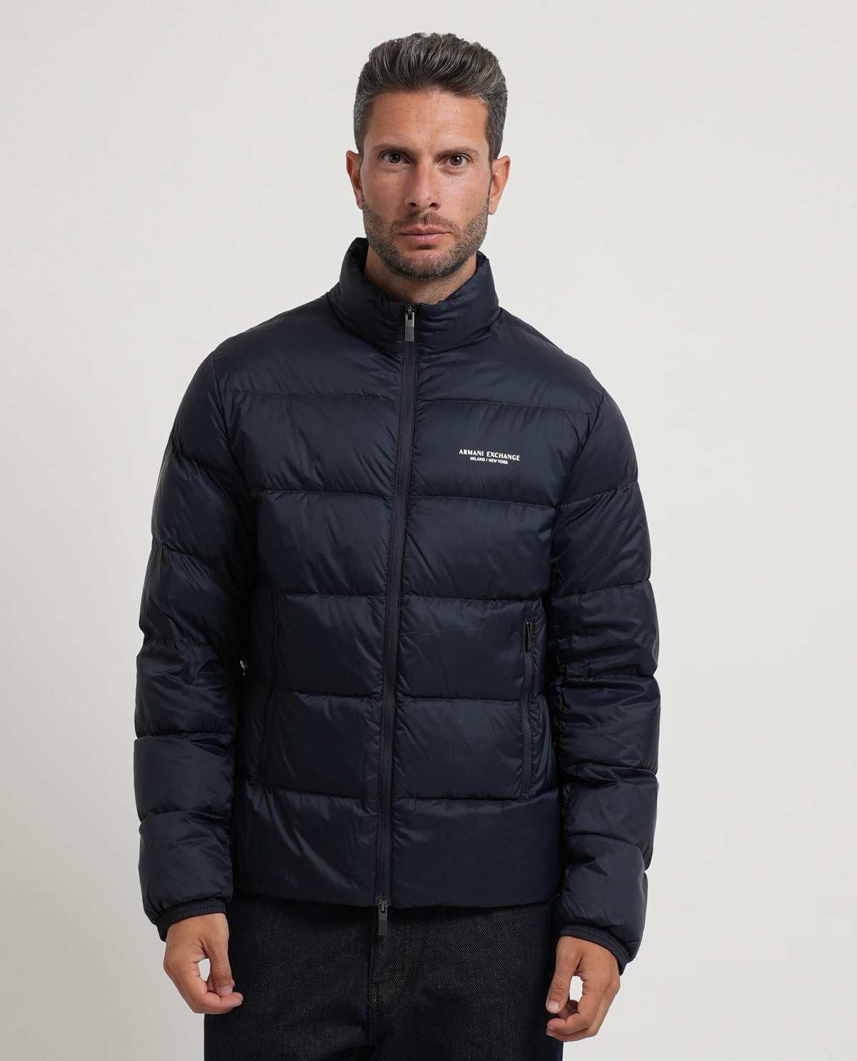 Giubbotto uomo Armani Exchange imbottito e collo alto 