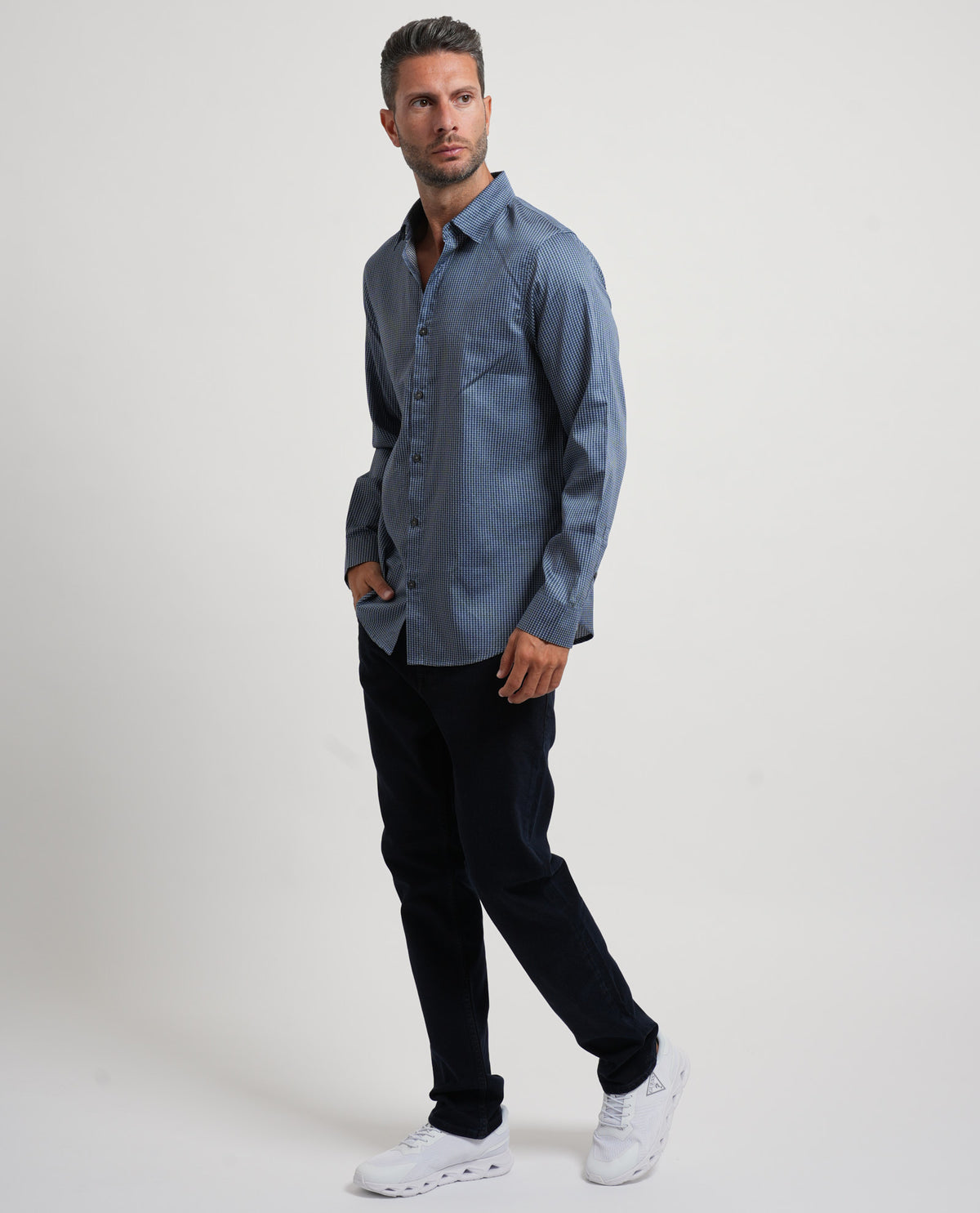 Camicia uomo Armani Exchange con lettering 