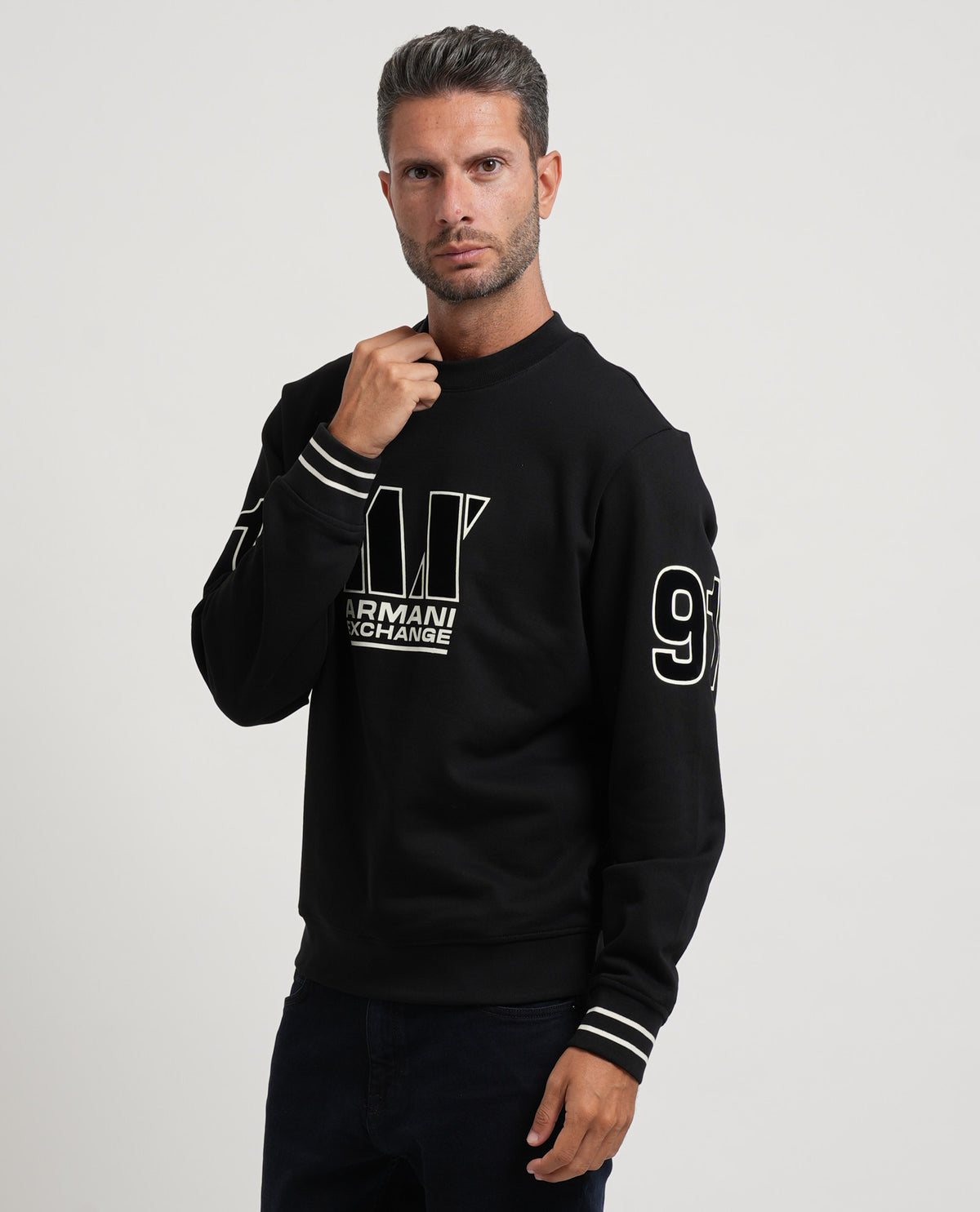 Felpa uomo Armani Exchange regular fit 