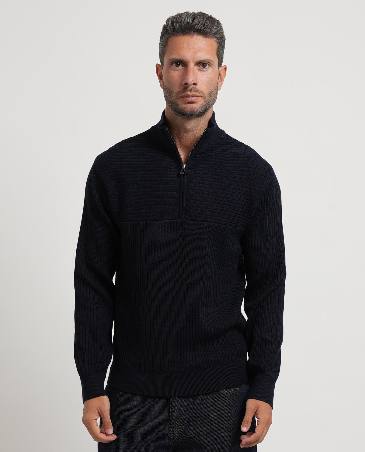 Pullover uomo AX in misto lana vergine 