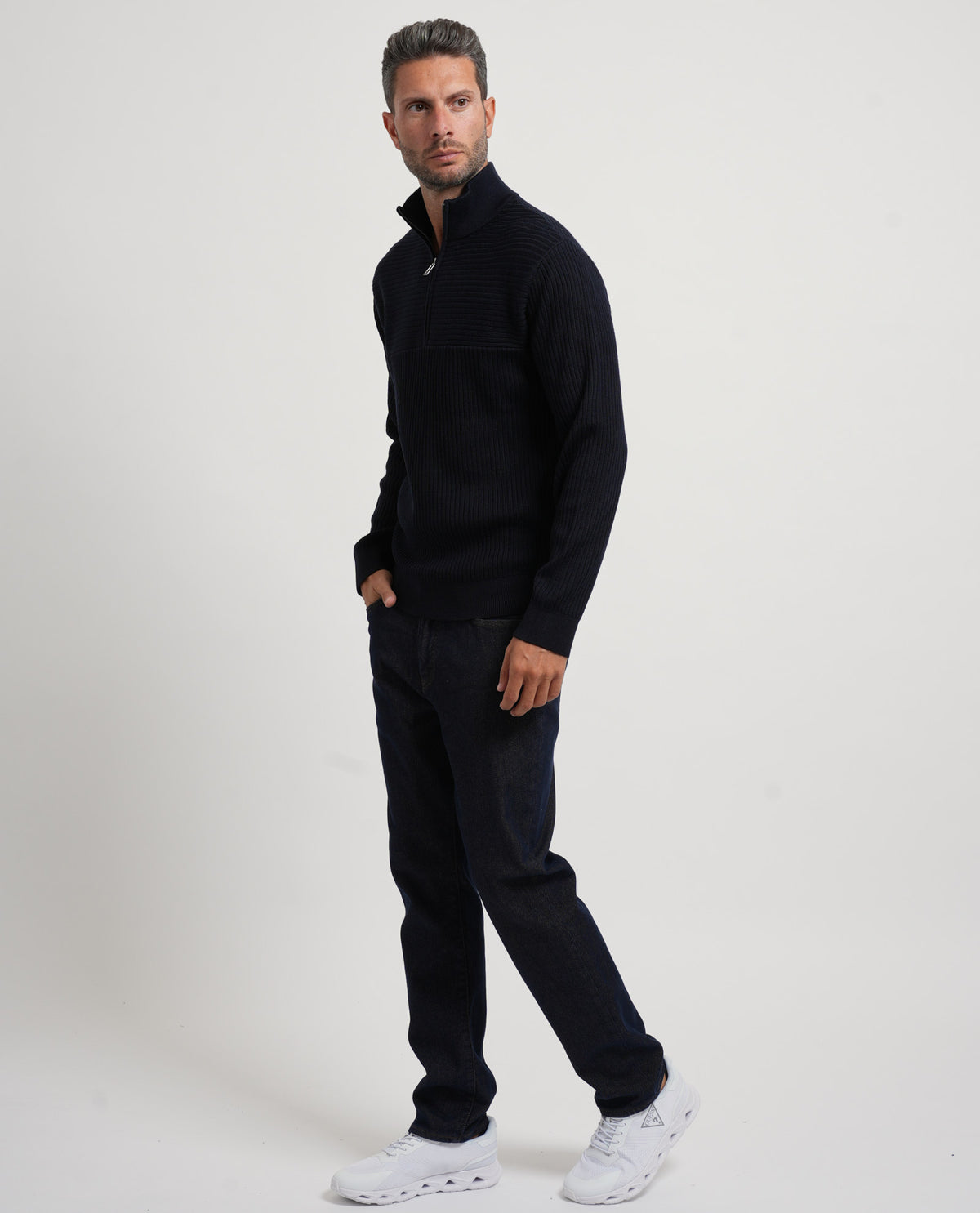 Pullover uomo AX in misto lana vergine 