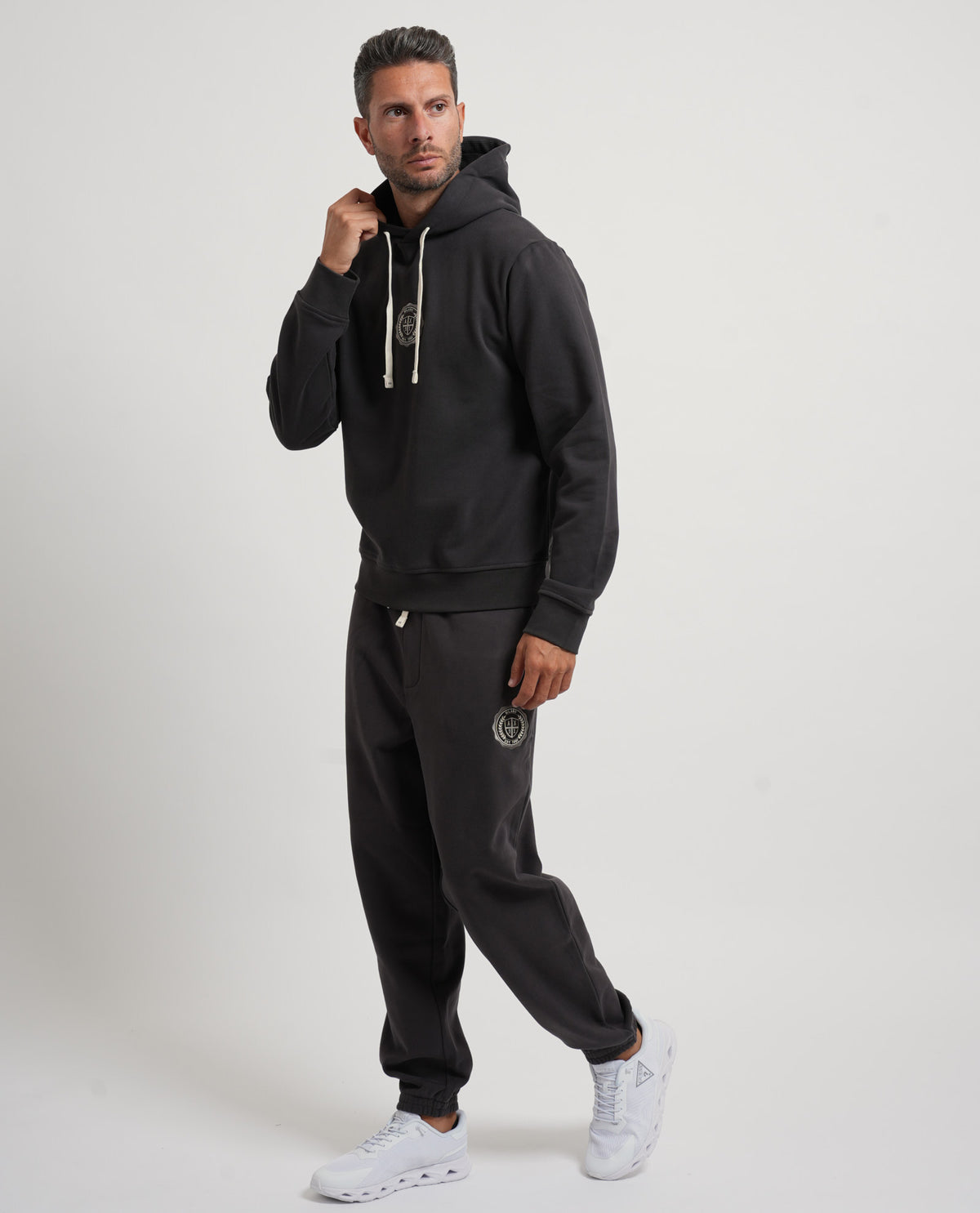 Felpa crossover uomo AX in cotone 
