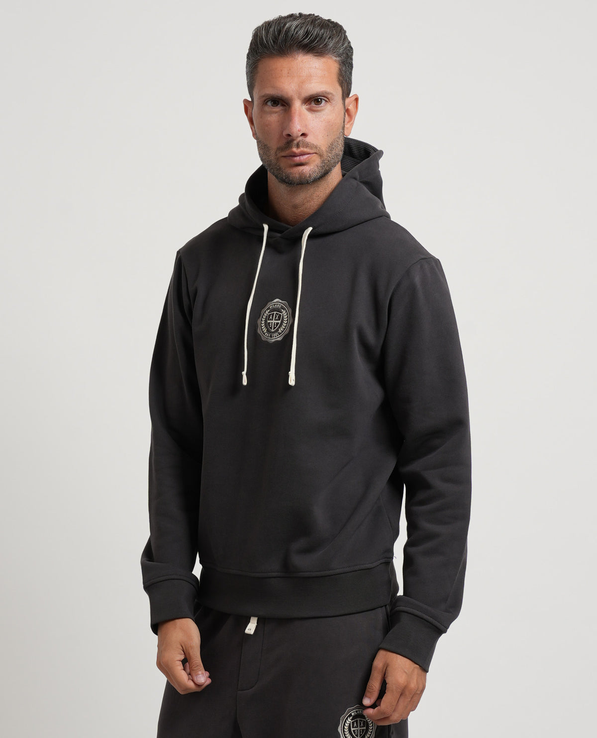 Felpa crossover uomo AX in cotone 
