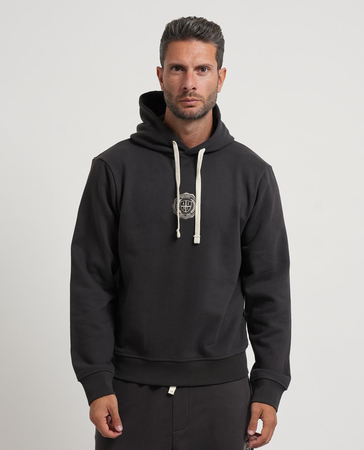 Felpa crossover uomo AX in cotone 