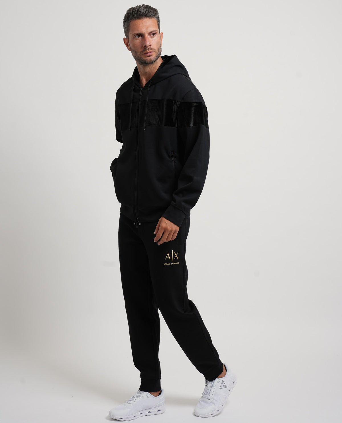 Felpa uomo Armani Exchange in modal stretch 