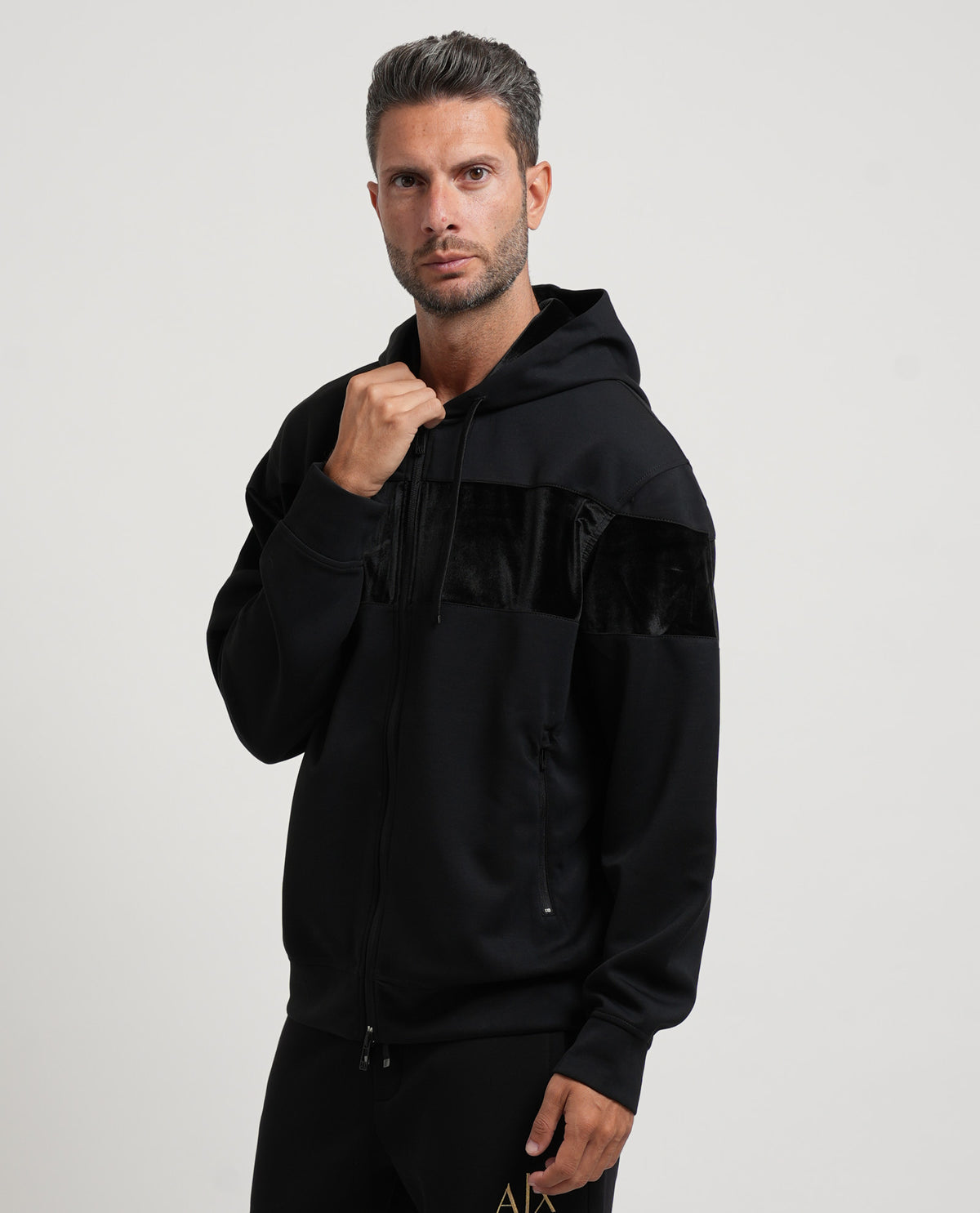 Felpa uomo Armani Exchange in modal stretch 