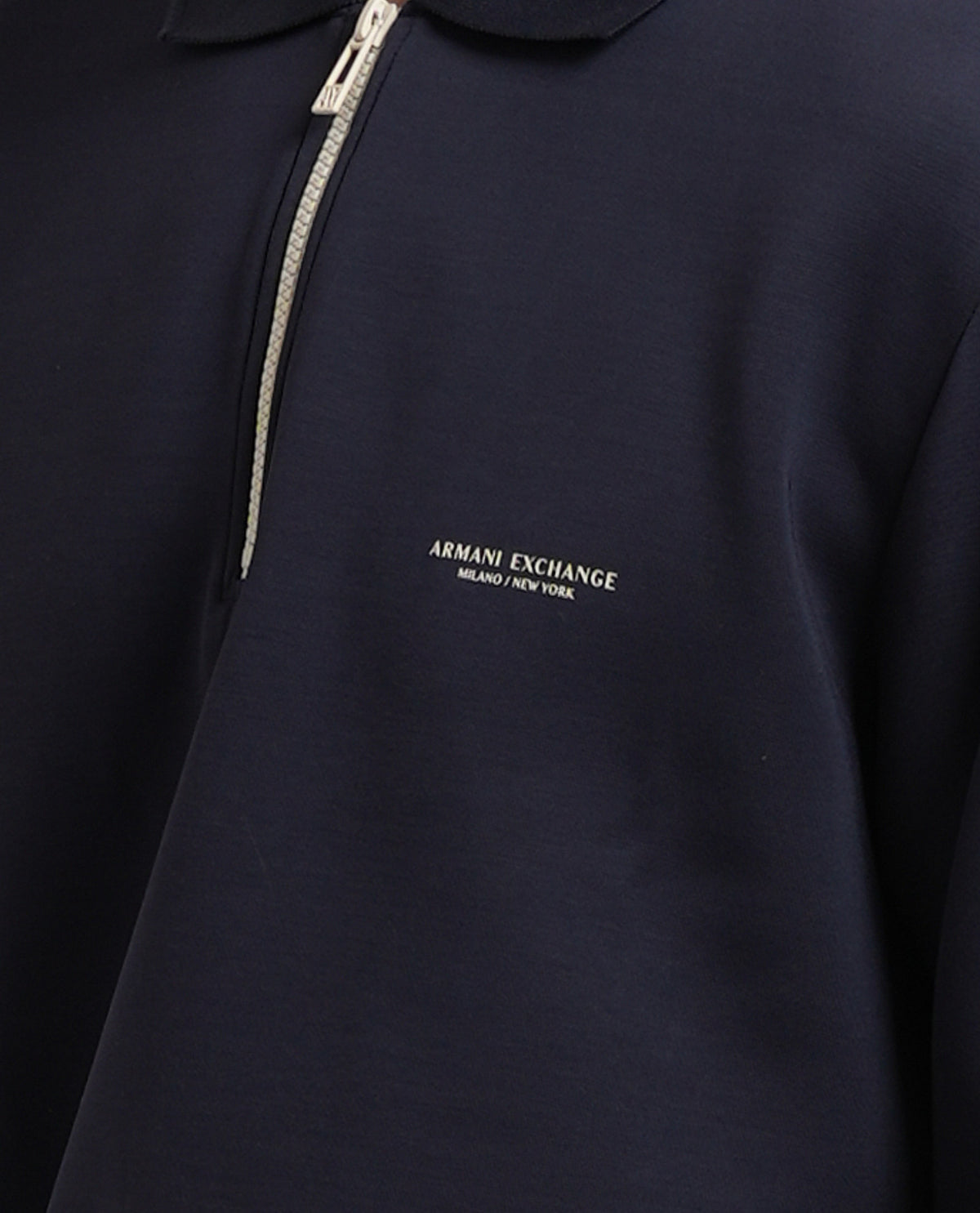 Felpa uomo AX con zip a quarto 