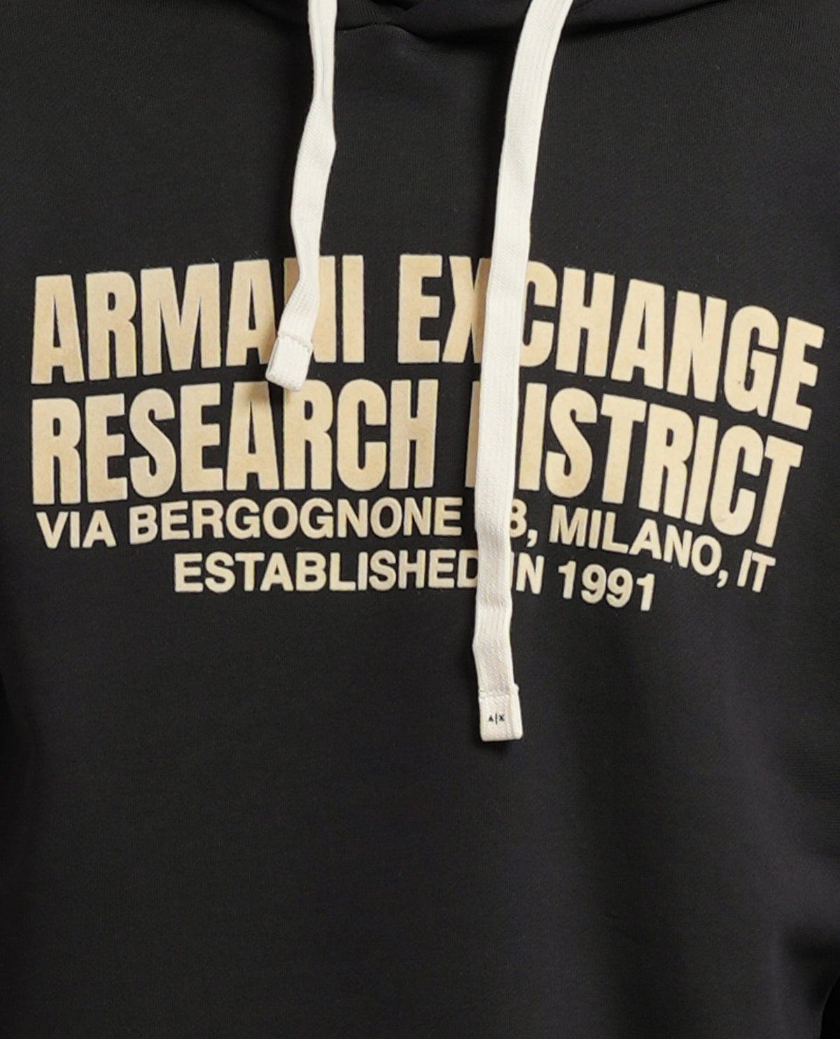 Felpa uomo Armani Exchange con cappuccio e logo 