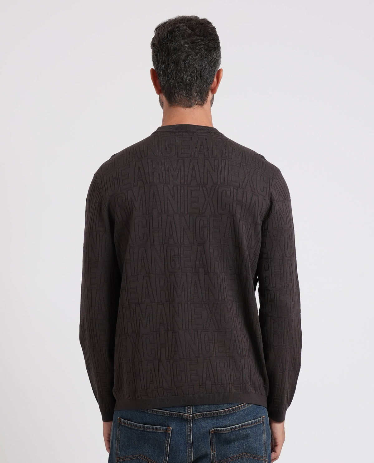 Pullover uomo Armani Exchange in misto viscosa 