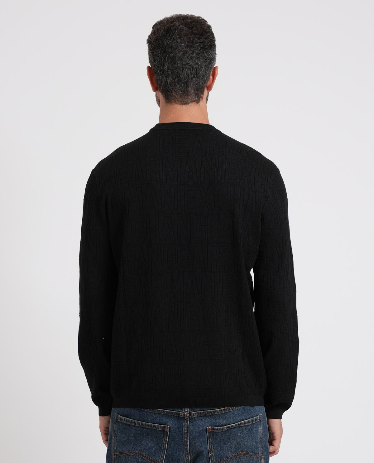 Pullover uomo Armani Exchange in misto viscosa 