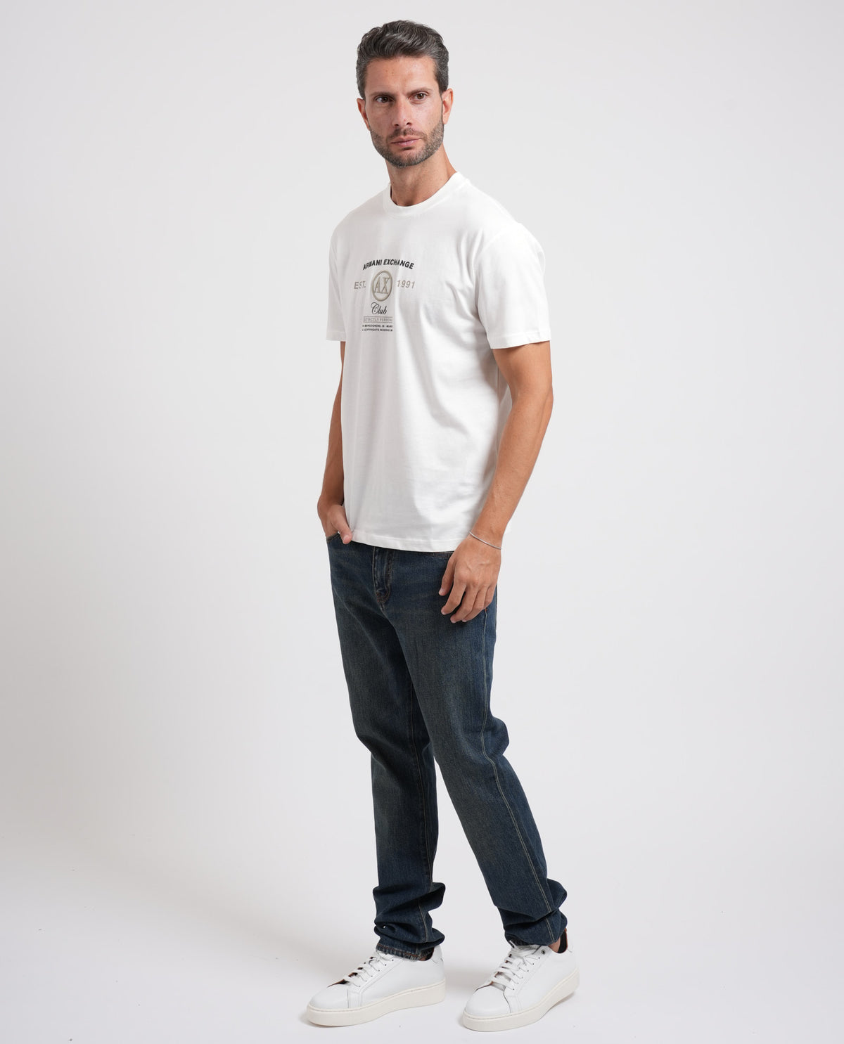 T-shirt uomo Armani Exchange regular fit 