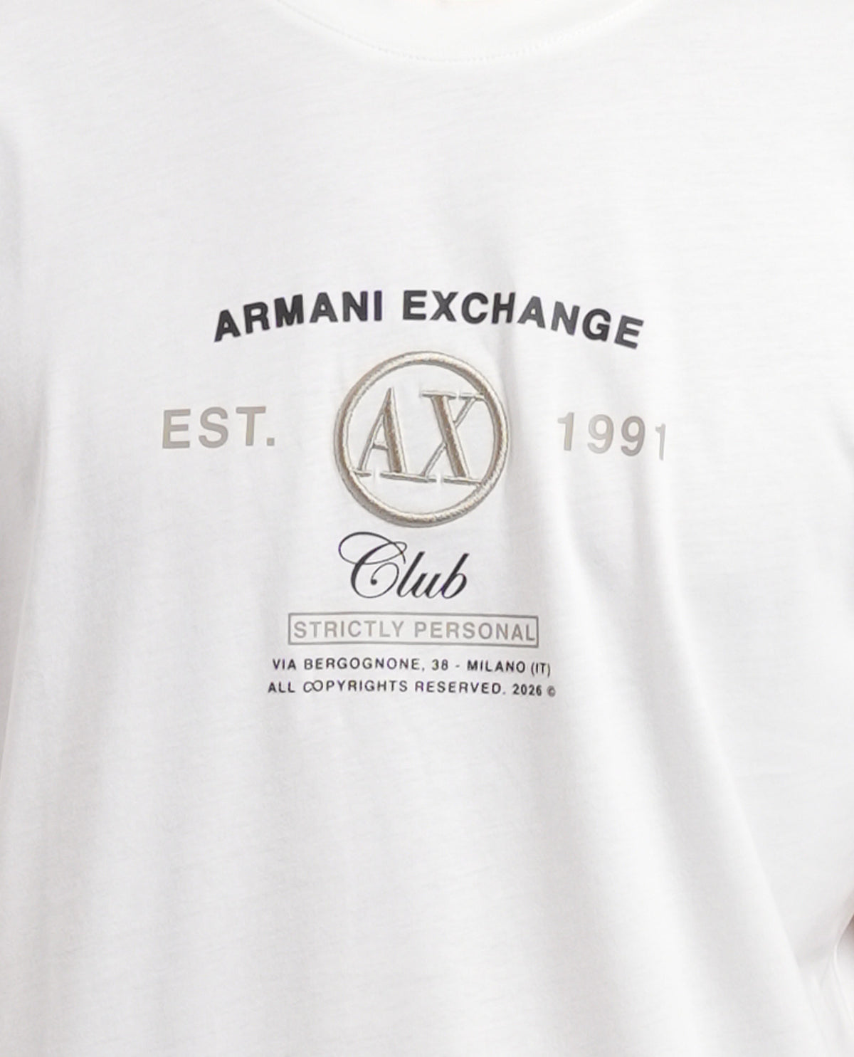 T-shirt uomo Armani Exchange regular fit 