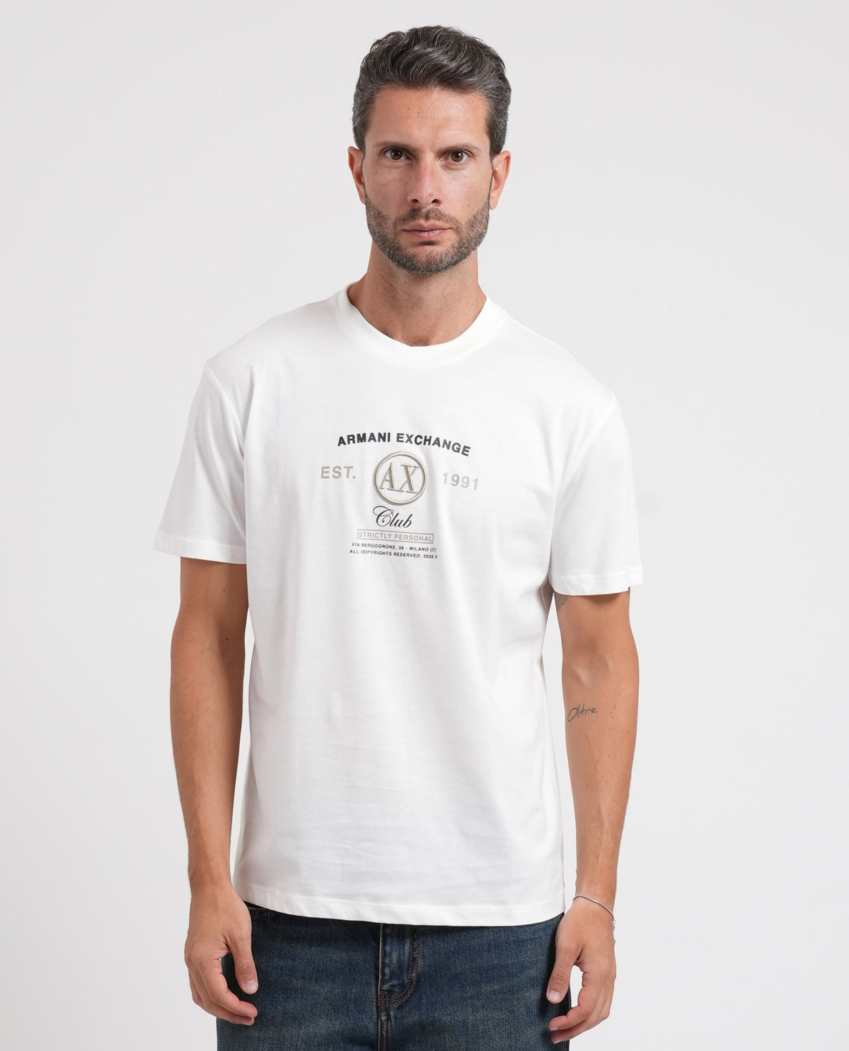 T-shirt uomo Armani Exchange regular fit 